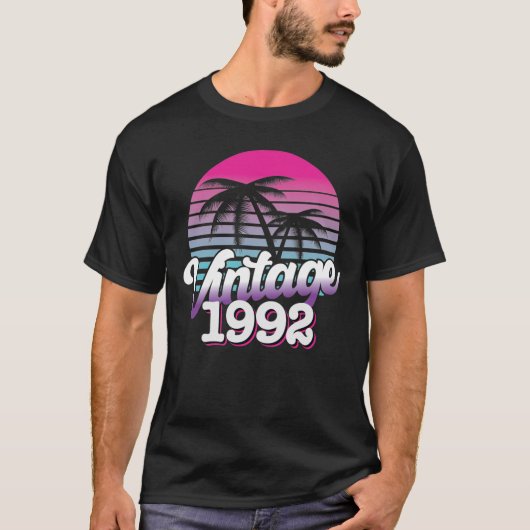 Retro 1992 Limited | Vogeldag-cadeauidee T-shirt (Voorkant)