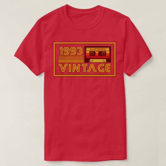 Retro 1993 Masterstuk Cassettebandje T-shirt (Design voorkant)
