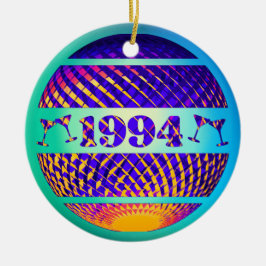 Retro 1994 30e verjaardagscadeau keramisch ornament