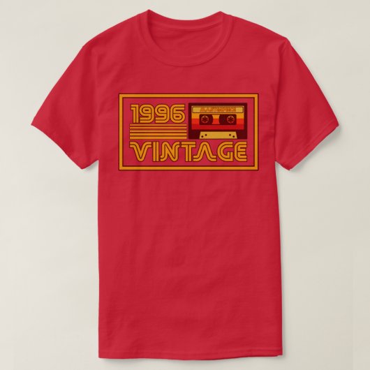 Retro 1996 Masterstuk Cassettebandje T-shirt (Design voorkant)