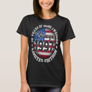  retro 1997 26th Birthday 26 Years Old Amer T-shirt