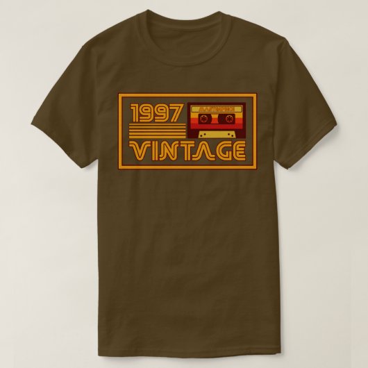  Retro 1997 Masterstuk Cassettebandje T-shirt (Design voorkant)