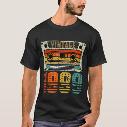 Retro 1999 23rd Birthday T-shirt (Voorkant)