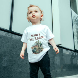 Retro 1e Eerste Rodeo Western Cactus Verjaardag