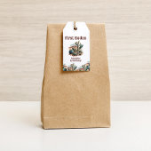 Retro 1e Eerste Rodeo Westerne Cactus Verjaardag Cadeaulabel