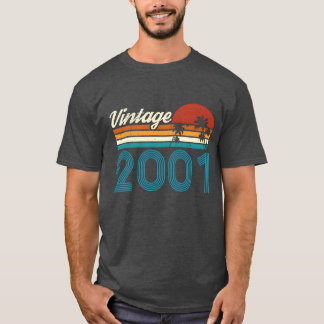 Retro 2001 Verjaardag Cadeau Vintage Retro T-shirt