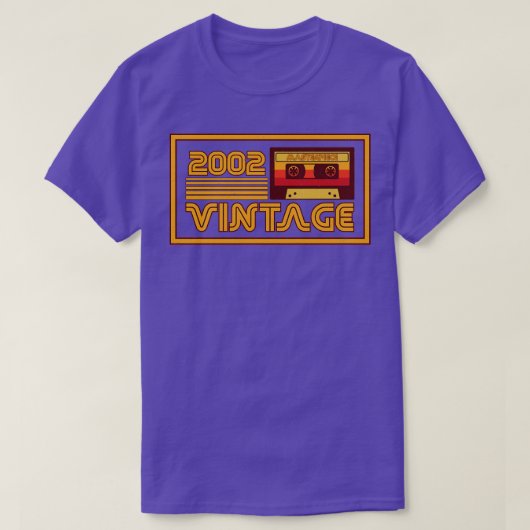  Retro 2002 Masterpiece Cassettebandje T-shirt (Design voorkant)