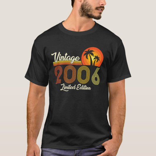 Retro  2006 16e verjaardag 16 jaar oude Mannen T-shirt (Voorkant)