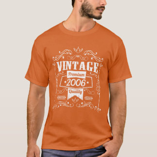 Retro 2006 Verjaardag Retro vriend T-shirt