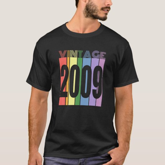 Retro 2009 13 jaar oud T-shirt 1982 13th B (Voorkant)