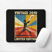 Retro 2010 Baseball Lover Limited Edition Muismat (Met muis)