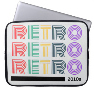RETRO 2010s Laptophoes – Emotionele firewall Laptop Sleeve