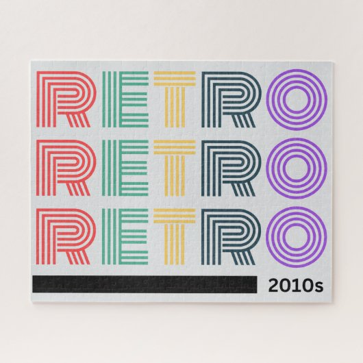 RETRO 2010s Puzzel – Millennial Throwback Game (Horizontaal)