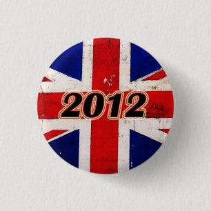 Retro 2012 Verenigd Koninkrijk Ronde Button 3,2 Cm