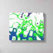 Retro 2059 abstracte design kunst canvas afdruk (Voorkant)