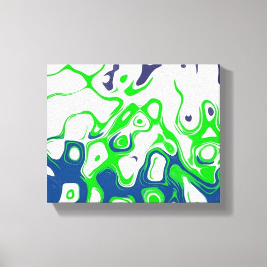 Retro 2059 abstracte design kunst canvas afdruk (Voorkant)