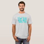 Retro - 22 minuten t-shirt (Voorkant volledig)