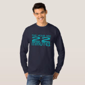 Retro - 22 minuten t-shirt (Voorkant volledig)