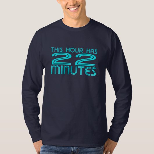 Retro - 22 minuten t-shirt (Voorkant)
