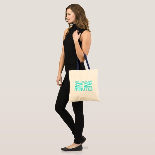 Retro - 22 minuten tote bag (Voorkant (model))