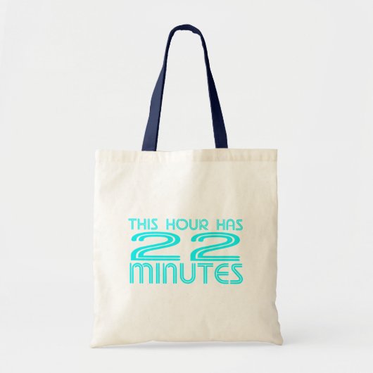 Retro - 22 minuten tote bag (Voorkant)