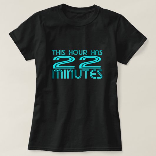 Retro - 22 minuten Vrouwen T-shirt (Design voorkant)
