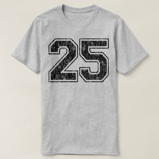 Retro 25 t-shirt (Design voorkant)