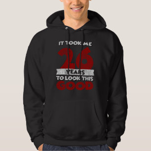 Retro 26 Jaar Oud Grappig 26e Verjaardagscadeau Hoodie