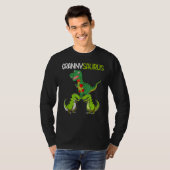 Retro 2 Kinder Grannysaurus dinosaurus T-shirt (Voorkant volledig)