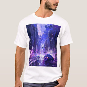 Retro 2D Street Fighter Style Game Achtergrond T-S T-shirt