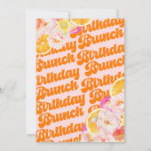 Retro 30e verjaardag uitnodiging (Achterkant)