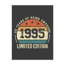 Retro 30e verjaardagscadeau 1995 