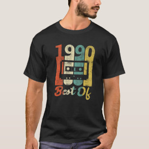 Retro 30th Birthday Cassette 1990 Gift 90s Beste v T-shirt