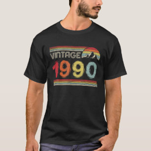 Retro 30th Birthday Gift  1990 Topjes Birthda T-shirt