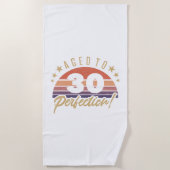 Retro 30th Birthday Humor Strandlaken (Voorkant)
