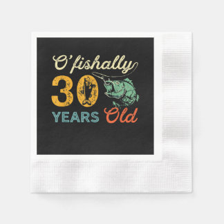 Retro 30th Birthday Vist Gift Turning 30 Bass Servet