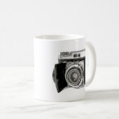 Retro 35mm Film Camera Fotograaf Kunsttekening Koffiemok (Voorkant rechts)