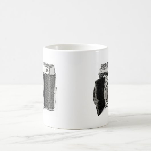 Retro 35mm Film Camera Fotograaf Kunsttekening Koffiemok (Center)