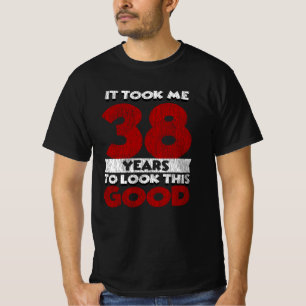Retro 38 Jaar Oude Grappige 38e Verjaardagscadeau T-shirt