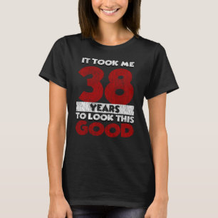 Retro 38 Jaar Oude Grappige 38e Verjaardagscadeau T-shirt