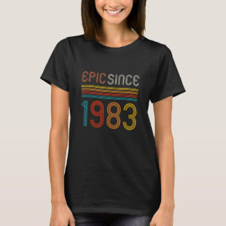 Retro 39e verjaardag Epic sinds 1983 T-shirt