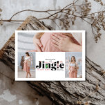 Retro 3 foto Baby zwangerschapsaankondiging Feestdagenkaart<br><div class="desc">Deel uw vreugdevolle nieuws met een vleugje feestelijke charme met behulp van onze Photo Christmas zwangerschapsaankondiging. Deze prachtige kaart is voorzien van een persoonlijke foto, prachtig ingelijst om uw groeiende gezin te laten zien. Het ontwerp bevat feestelijke elementen zoals kerstbomen, sneeuwvlokken of vakantieaccenten, samen met een hartverwarmende boodschap die uw...</div>