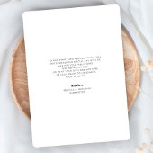 Retro 3 foto bruiloft dank je kaart