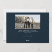 Retro 3 Foto Kleurrijk Vrolijk & Helder Kerstmis Feestdagenkaart (Achterkant)