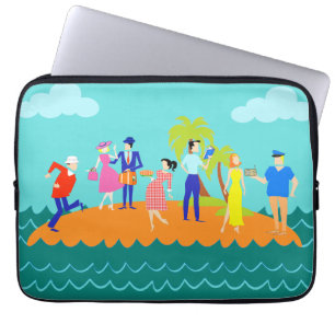 Retro 3-uurs laptophoes laptop sleeve