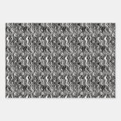 Retro 3D wervelt  patroonontwerp Inpakpapier Vel (Voorkant 3)