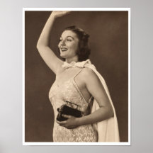 Retro 40-jarige vrouw in zwemkleding