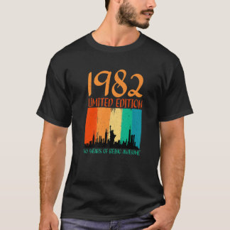 Retro 40e verjaardag T S 1982 40 jaar ontwij T-shirt