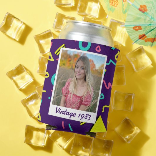 Retro 40th Birthday  1983 Foto Blikjeskoeler (Insitu Zomer)