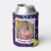 Retro 40th Birthday  1983 Foto Blikjeskoeler (Blikje Voorkant)